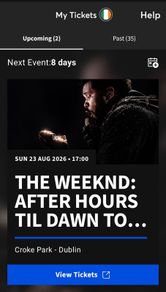 the weekend