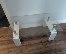 glass coffee table
