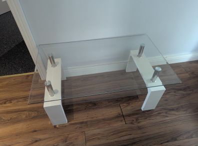 glass coffee table