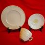 Belleek Limpet Trio - Irish Porcelain Tea Cup, Saucer & Plate Image 7