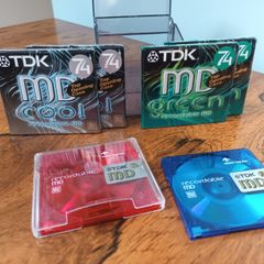 Mini Discs and Display Case