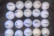 20 Mixed White golf balls