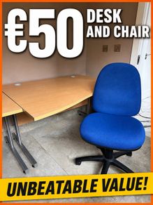 Desk & Office Chair Set