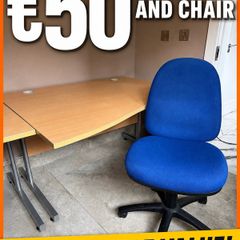 Desk & Office Chair Set