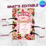 Editable Birthday Invitations | Canva Templates | Instant Download Image 8