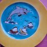 2 x Vintage ORIGINAL Hutschen Reuther Porcelain  Plates Walt Disney Cartoon  Animation  1972 Image 4