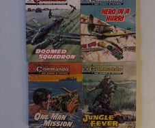 Commando graphic war novels x 4