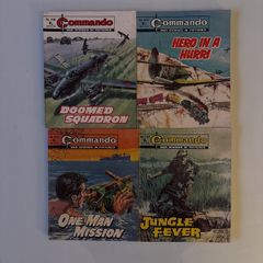 Commando graphic war novels x 4
