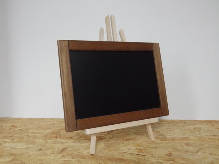 Blackboard A3 with Wooden Easel for Wedding Events or Shop's Window