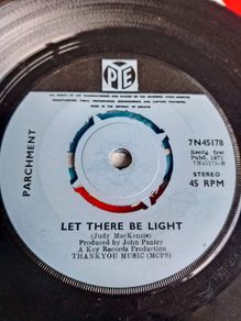 Parchment  Light up the Fire 1972 7" Single Irish Pressing