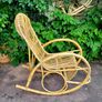 Mid-century bamboo rocking chair Image 2