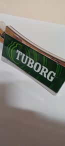 TUBORG  Illuminated Beer Font / Tap Badge Holder