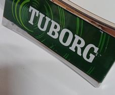 TUBORG  Illuminated Beer Font / Tap Badge Holder