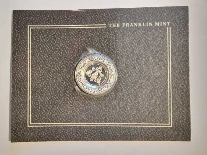 Vintage Franklin Mint Stirling Silver Miniature Plates (925)