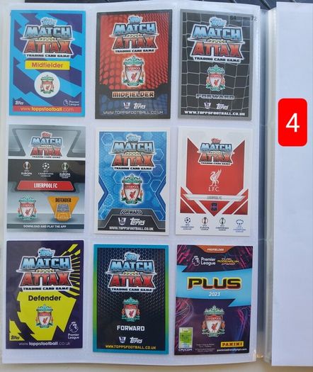 Liverpool Football Cards (shiny, Special, Etc)