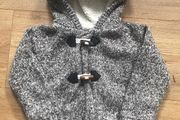 Fleece lined cardi/hoodie 9-12 mnts