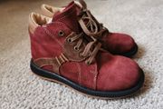 Boys real leather boots uk 8