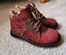 Boys real leather boots uk 8