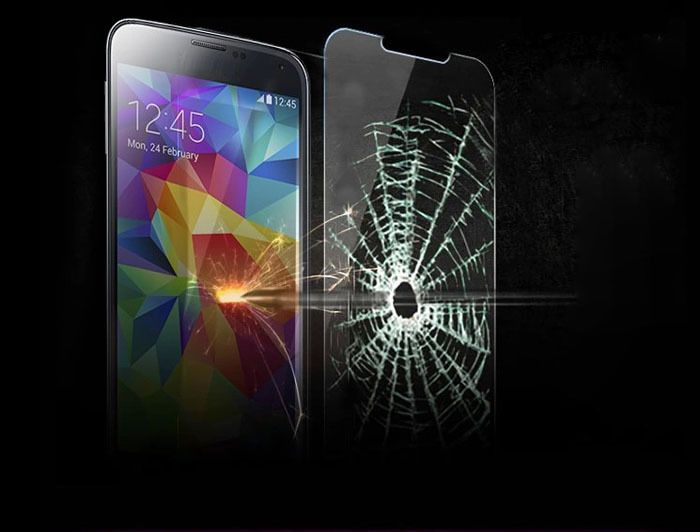 2 x Tempered Glass Screen Protector for Samsung Galaxy S5
