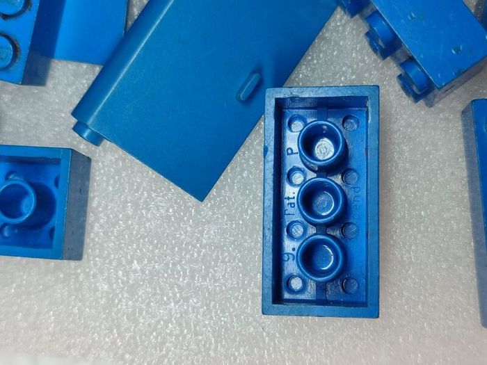 Vintage Lego Blocks Train Tracks 1960s onward wt Patent Pending Pieces Red Yellow Blue Clear