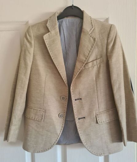 boys Varones beige suit jacket