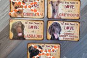 dog hanging signs