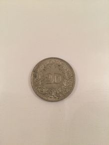 1962-1971 Swiss 20 rappen's