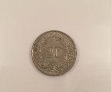 1962-1971 Swiss 20 rappen's