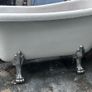Ex Showroom Niki Bathrooms Free Standing Bath with Silver Claw Feet Image 5