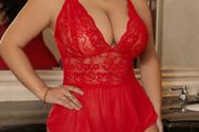 BNWT Beautiful Red Bodysuit / Lingerie size 18/20 (stretchy)