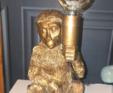New monkey table lamp