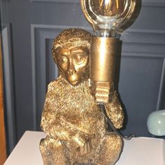 New monkey table lamp