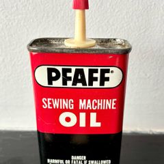 Vintage Pfaff Sewing Machine Oil Tin