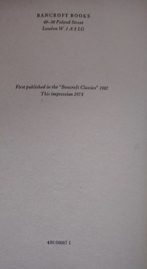 Vintage Bancroft Classics Hardback Children's Book Bundle (4 Books, 1960s/70s)