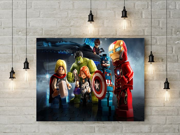 Lego Marvel printed Wall picture 3mm foamex board printed picture on it wall board wall decor wall art picture