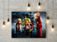 main image for ad Lego Marvel printed Wall picture 3mm foamex board printed picture on it wall board wall decor wall art picture