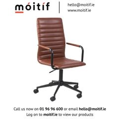 Wade Desk Chair - Brown