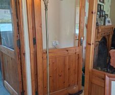 Antique Slyle Brass floor lamp