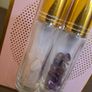 Gem Roller Bottle Set Rose Quartz Amethyst Image 3