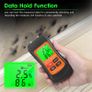 Wood Moisture Meter LCD Digital Damp Moisture Tester with Green Backlight Pin Type Water Leak & Moisture Detector for Wood Wall Image 7