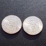 Vietnam War Coin Collection - (2) Painted US Kennedy Half Dollar Coins Image 3
