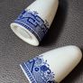 Churchill Blue Willow Salt   Shakers Image 5