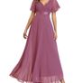 Brand New Women's Chiffon A-Line Evening Bridesmaid Dress Image 2