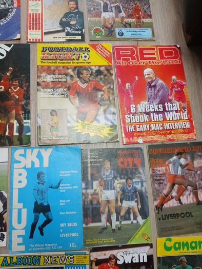 football program lot all Liverpool fc related