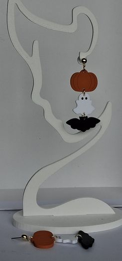 Spooky Trio Halloween Clay Earrings