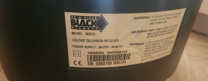Black Diamond 20" CRT