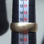Vintage 9ct Gold Wide Band Ring  Fully Hallmarked London  Size 57 Image 9