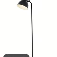 Grey tall floor lamp