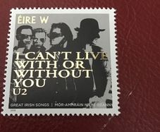 Very Rare U2 stamp - With or Without You