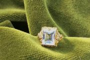 Gold Ring Kunzite